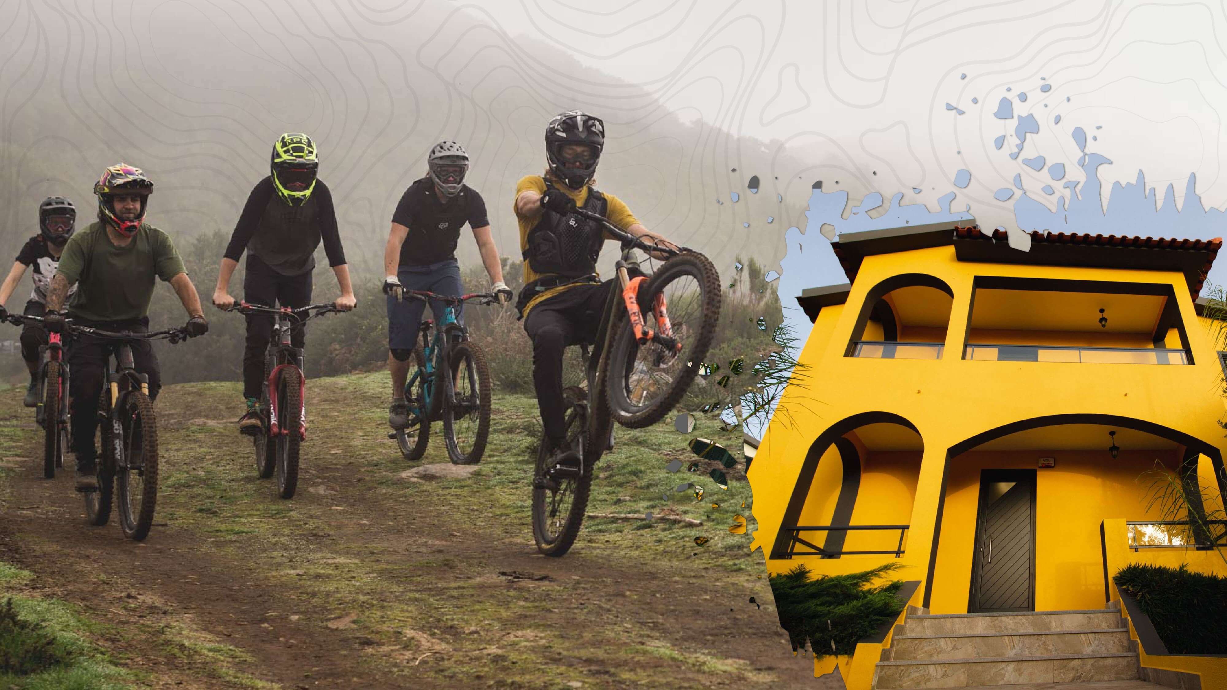 Embarking on an unforgettable journey through the enchanting landscapes of Madeira Island on a beginner's mountain biking tour.
