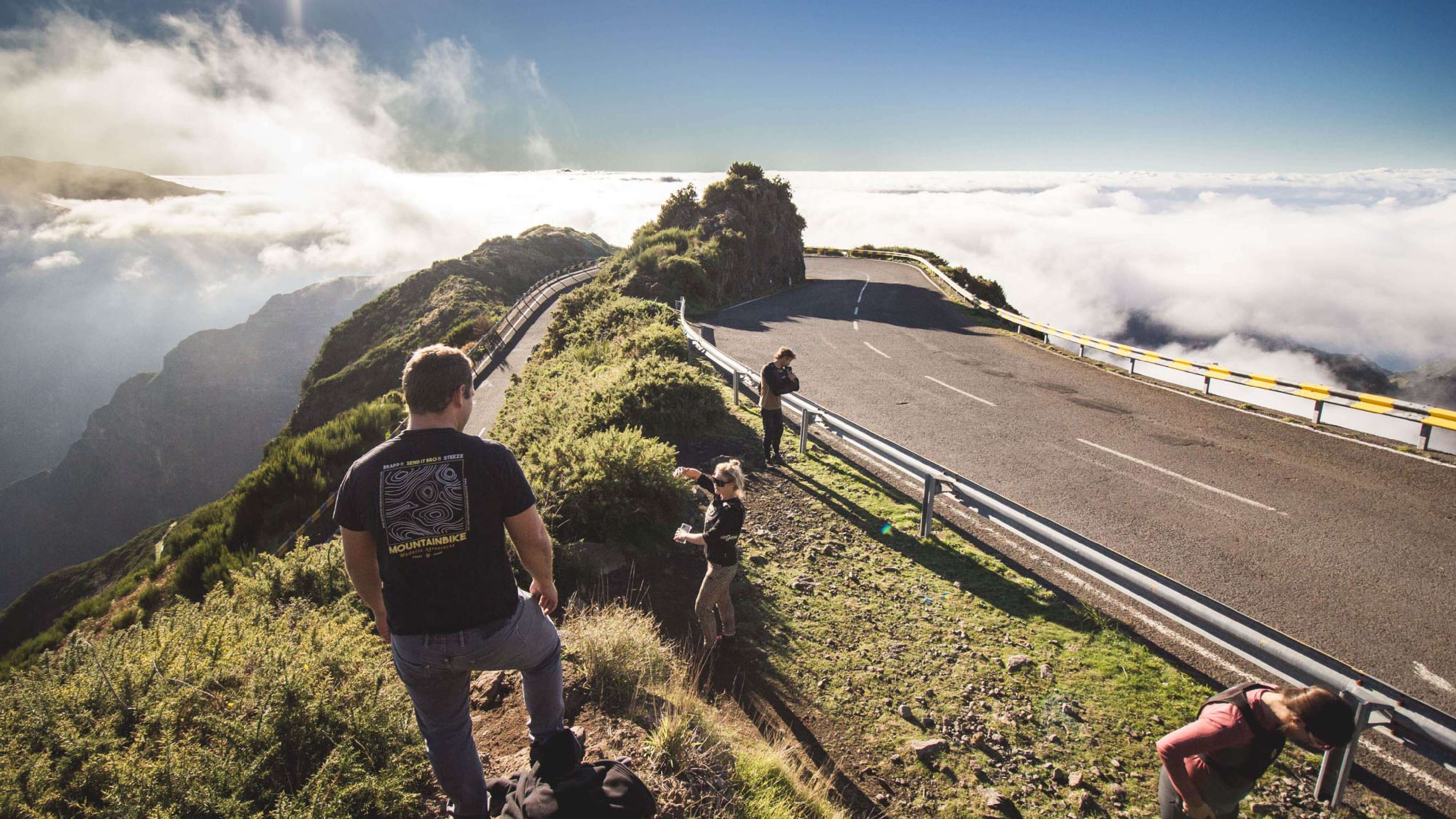 Embracing the rugged beauty of Madeira's peaks on two wheels. Mountain biking through paradise, where adrenaline and breathtaking views collide.