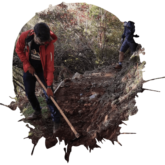 Carving paths, building dreams. Trailbuilding: the backbone of mountain biking's evolution.